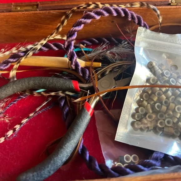 Hair Feather Extension Kit - Includes Feathers, Tools, and Accessories - Picture 8 of 16